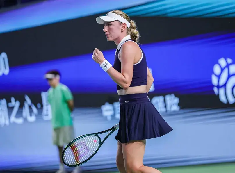 次面对破发, 本赛季两人, 随后她连续